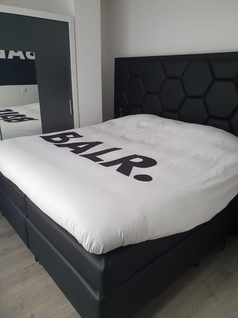 BALR dekbedovertrek, Ademend, Wit, Dekbedovertrek, Katoen