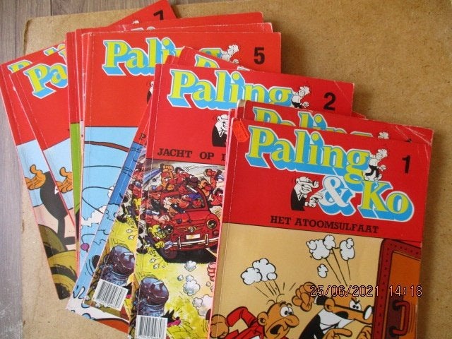 adv3769 paling en ko 2, Meerdere stripboeken, Ophalen, Gelezen