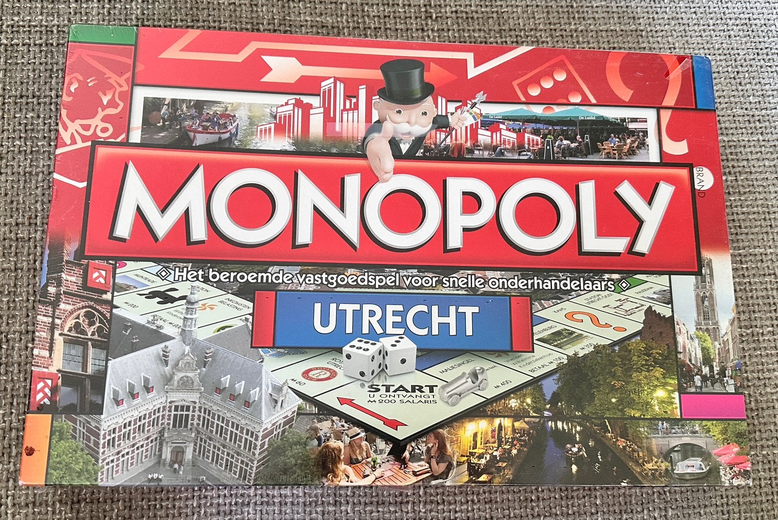 Nieuw: Monopoly Utrecht, Hobby en Vrije tijd, Gezelschapsspellen | Bordspellen, Vijf spelers of meer, Ophalen of Verzenden, Nieuw