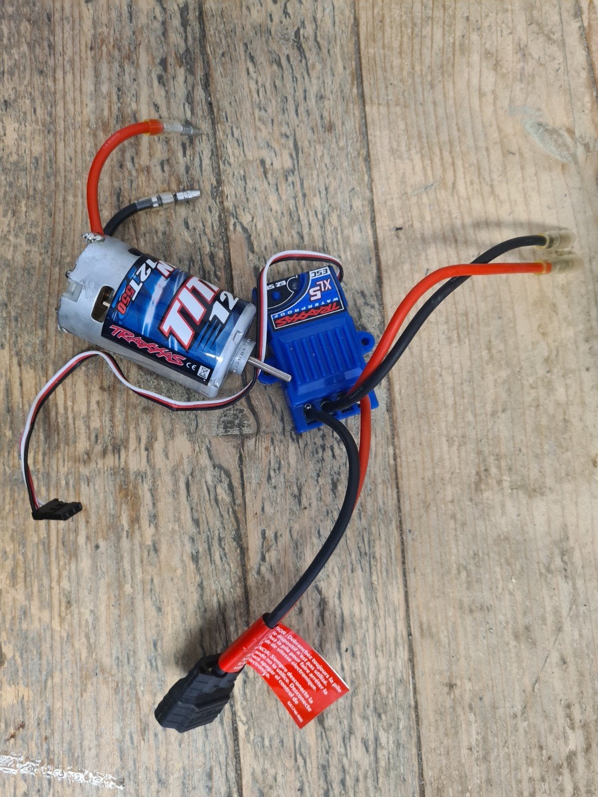 Traxxas Titan 12T 550 Motor + XL-5 ESC Waterdicht, Hobby en Vrije tijd, Ophalen of Verzenden, Nieuw, Elektro, Onderdeel