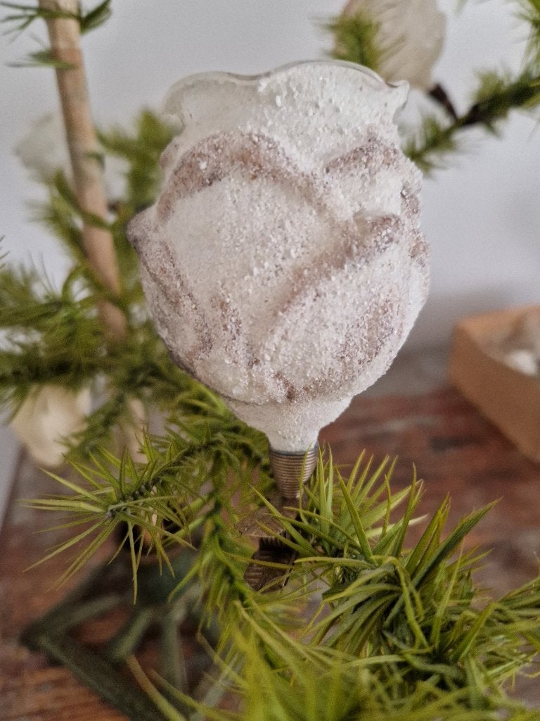 Antieke kerst versiering, lichtje, Ophalen of Verzenden