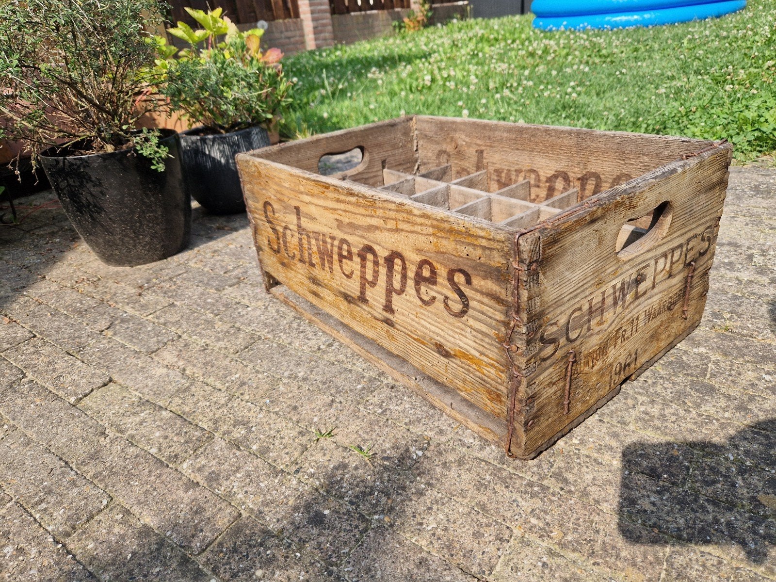 Vintage Schweppes kist 1961, Ophalen of Verzenden