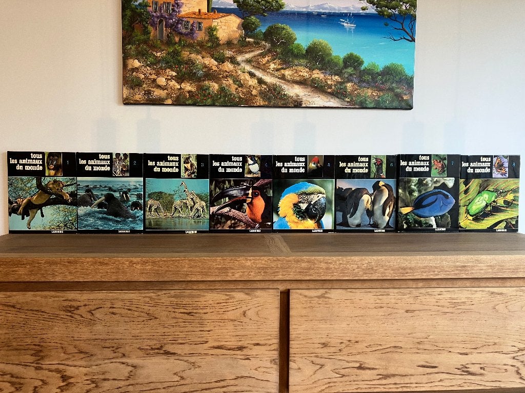 LAROUSSE : Tout les animaux du monde 8 Volumes !, Boeken, Complete serie, Ophalen of Verzenden, Zo goed als nieuw, LAROUSSE