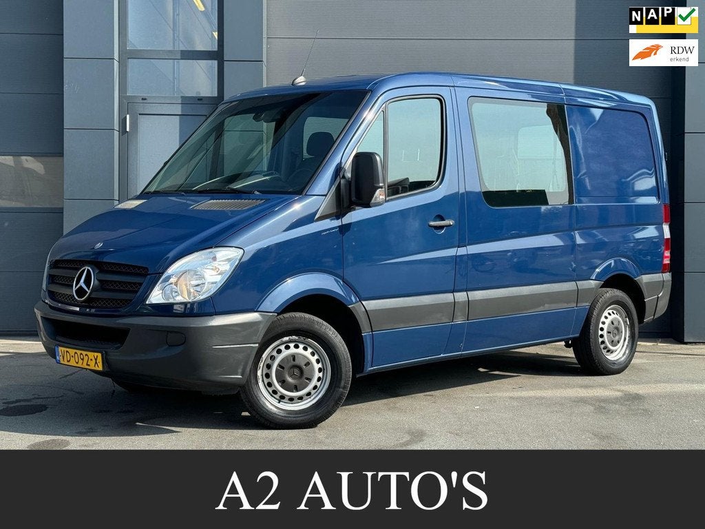 Mercedes-Benz Sprinter 210 2.2 CDI 325 DC Bestuurbaar Voor I, Auto's, Bestelauto's, Automaat, Euro 5, Gebruikt, Blauw