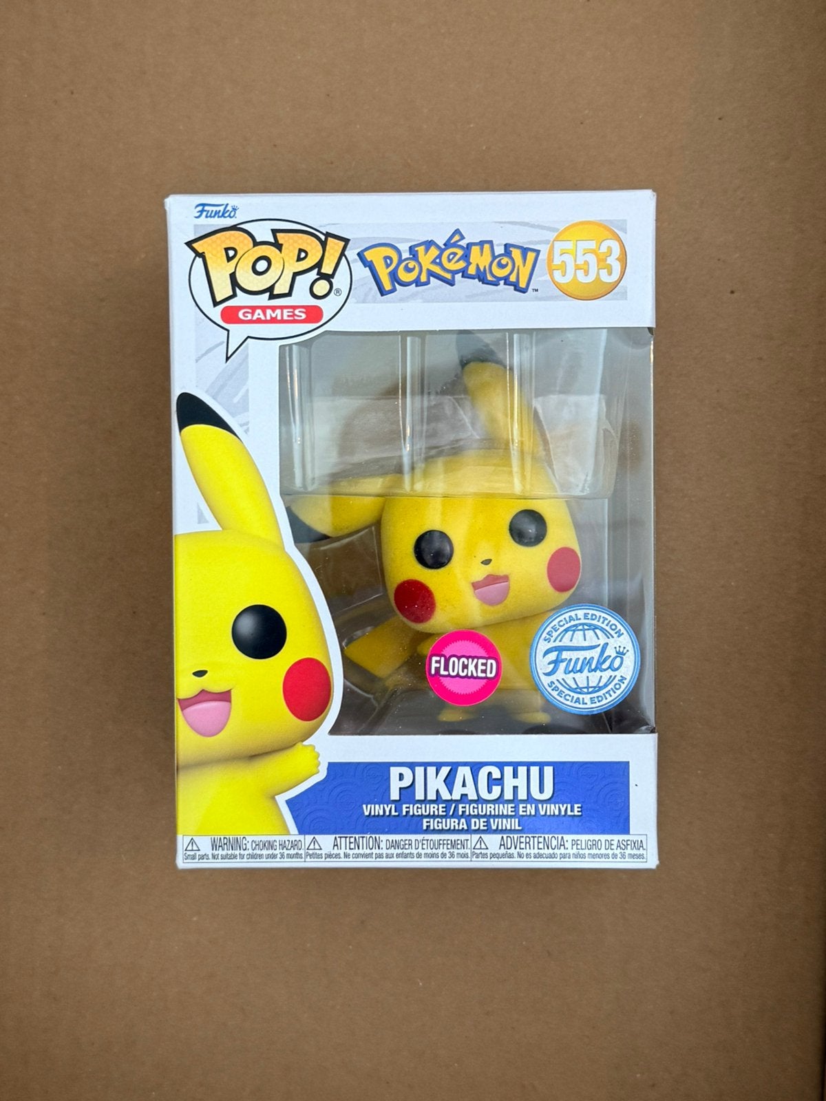 Pikachu funko pop - flocked, Ophalen, Zo goed als nieuw