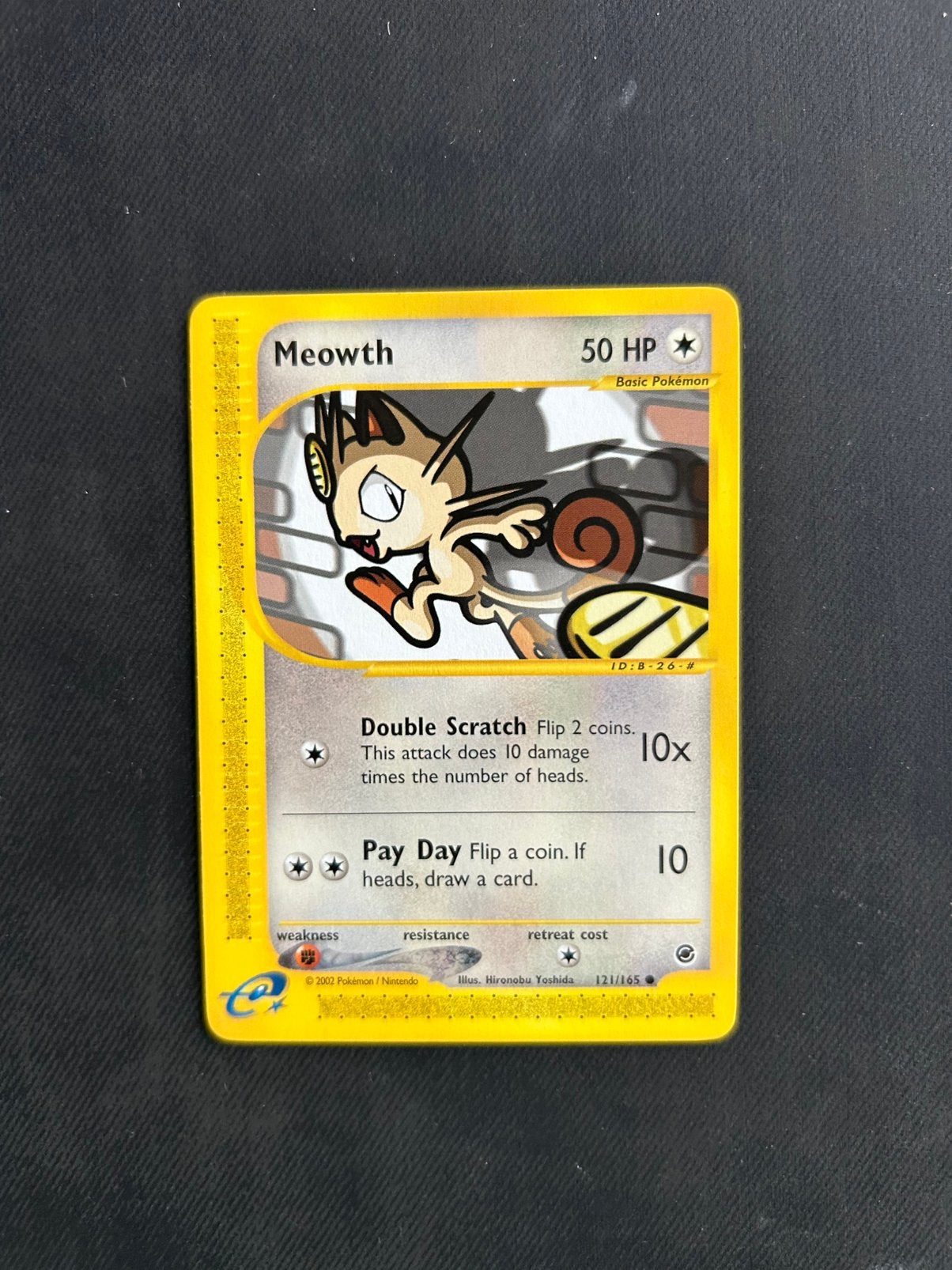 Meowth 121/165 (1), Ophalen of Verzenden, Nieuw, Losse kaart, Foil