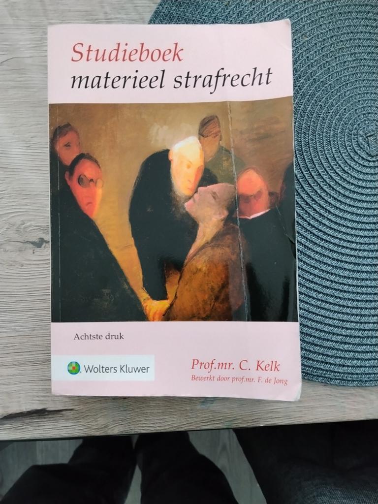 Studieboek materieel strafrecht 8e druk Prof.mr. C. Kelk, Boeken, Studieboeken en Cursussen, Prof.mr. C. Kelk, Ophalen of Verzenden