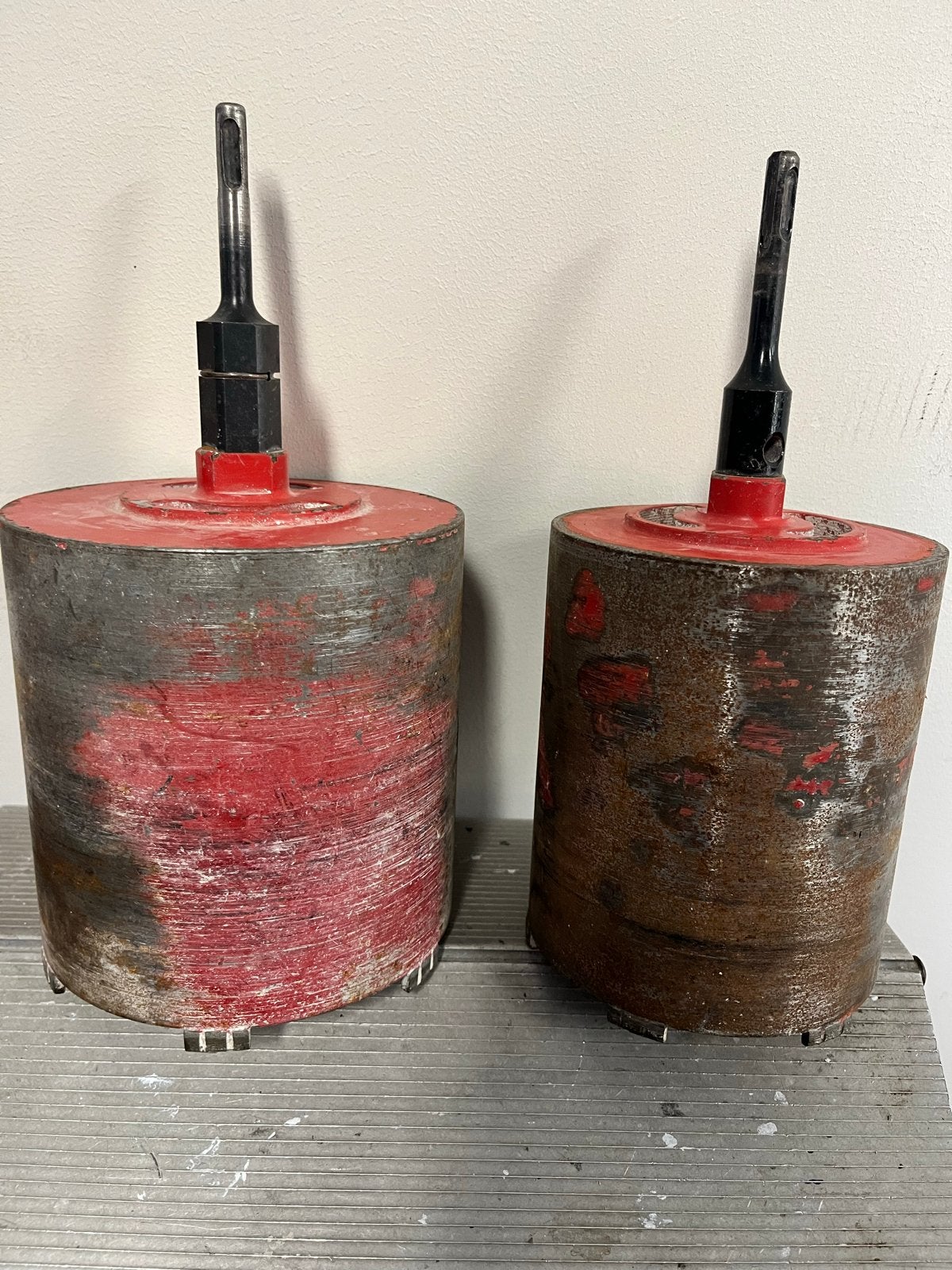 Gatzaag/dozenboor voor beton (2 stuks), Ophalen, Gebruikt, Overige typen