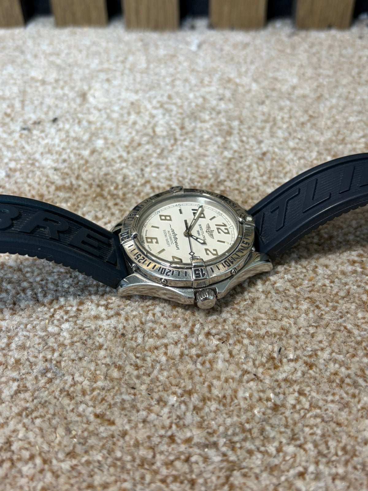 Breitling Colt Ocean A17050 – Recent geserviced – Watch Only, Ophalen of Verzenden, Zo goed als nieuw, Staal, Seiko