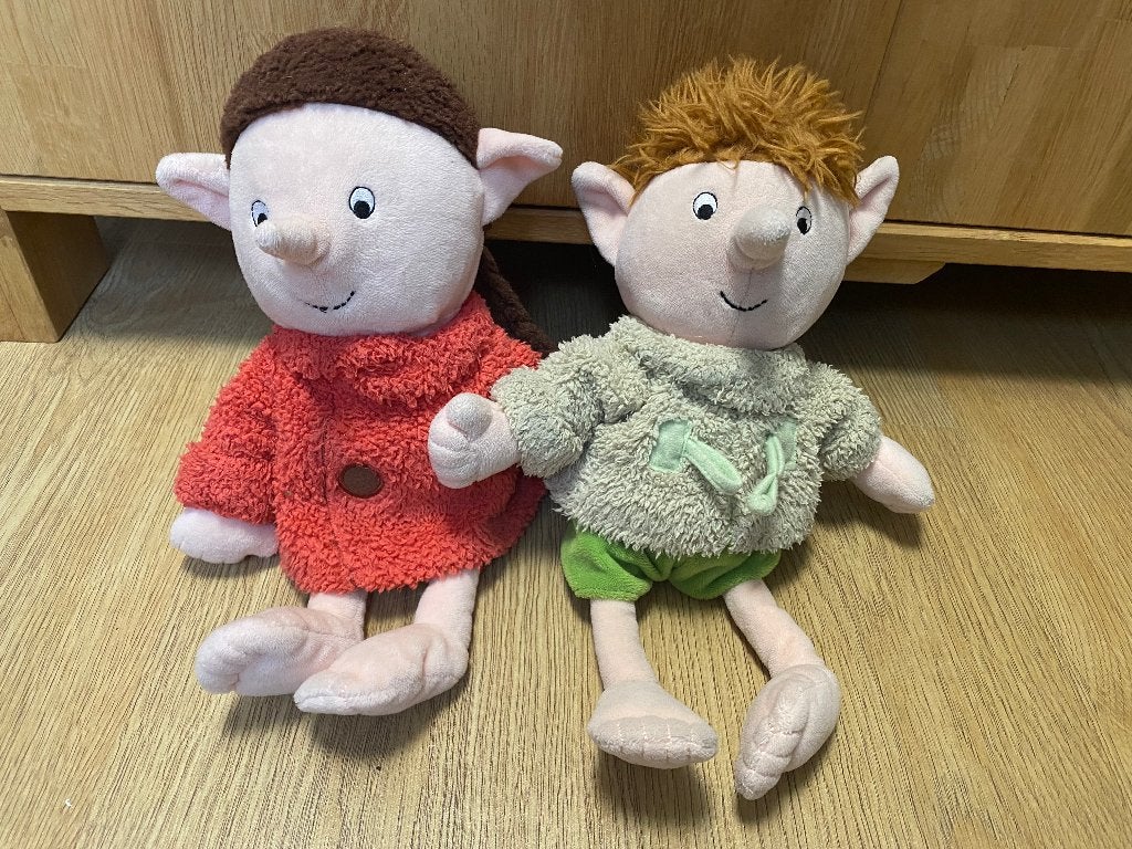 Gorgels Bobba en Belia knuffel, Ophalen of Verzenden, Zo goed als nieuw, Overige typen, Middelgroot (20 tot 80 cm)