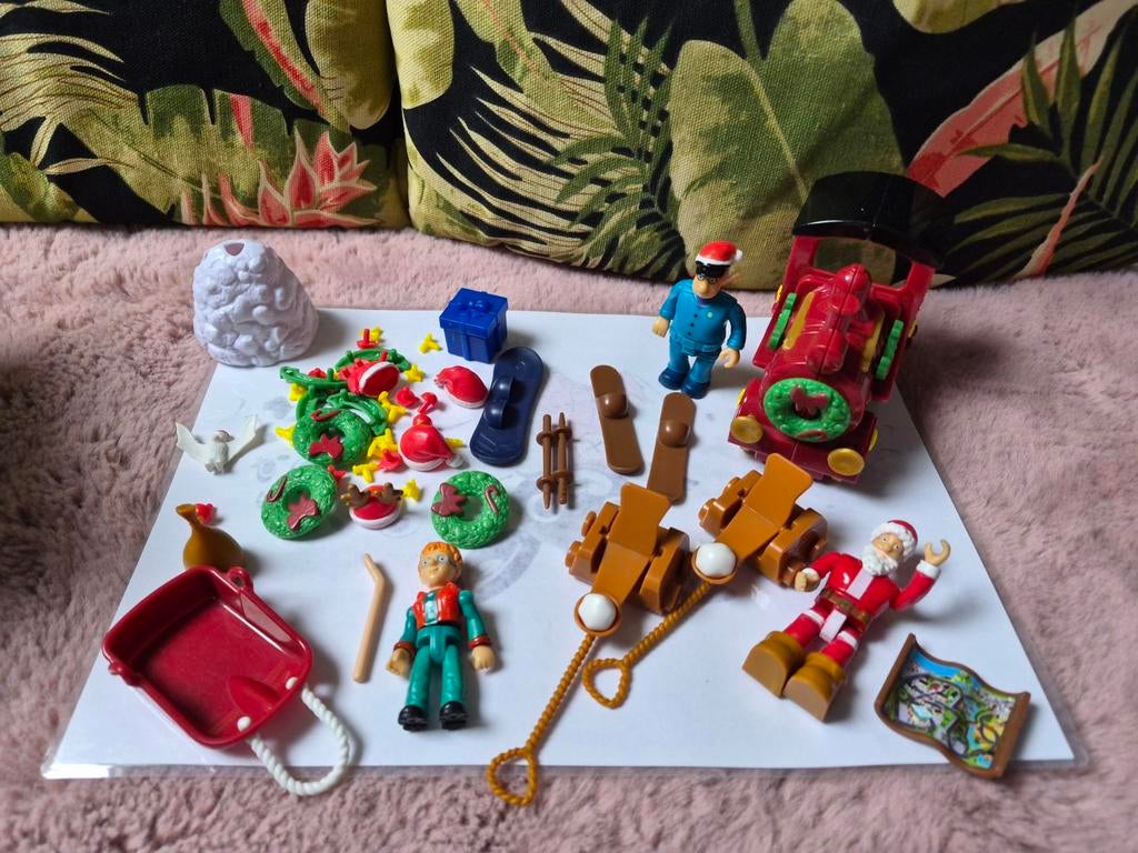 Brandweerman sam winter/kerstset, Ophalen of Verzenden, Zo goed als nieuw