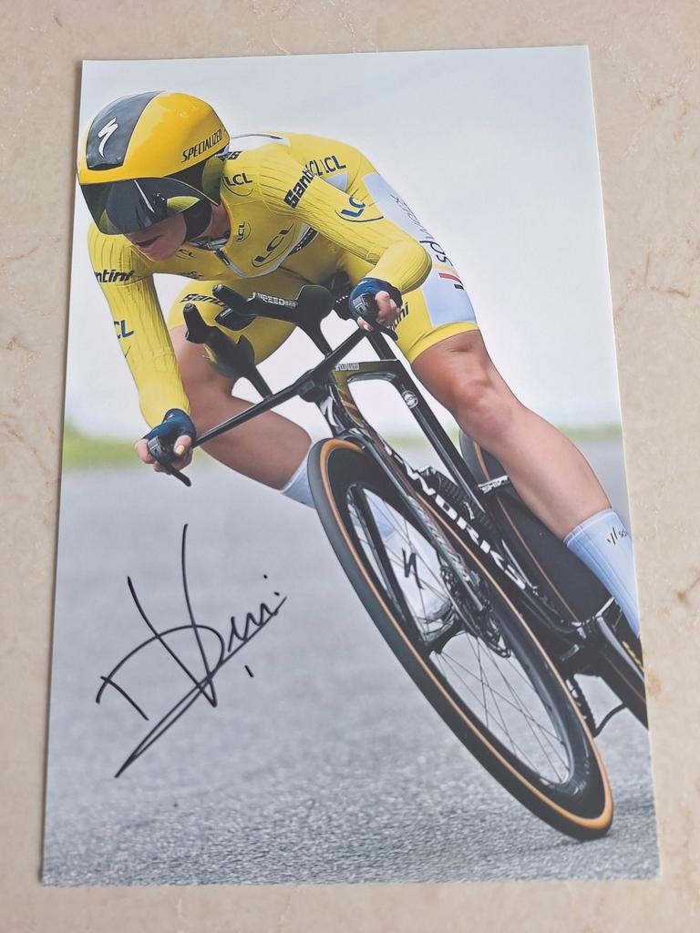 Demi Vollering foto getekend, Ophalen of Verzenden, Nieuw, Overige typen