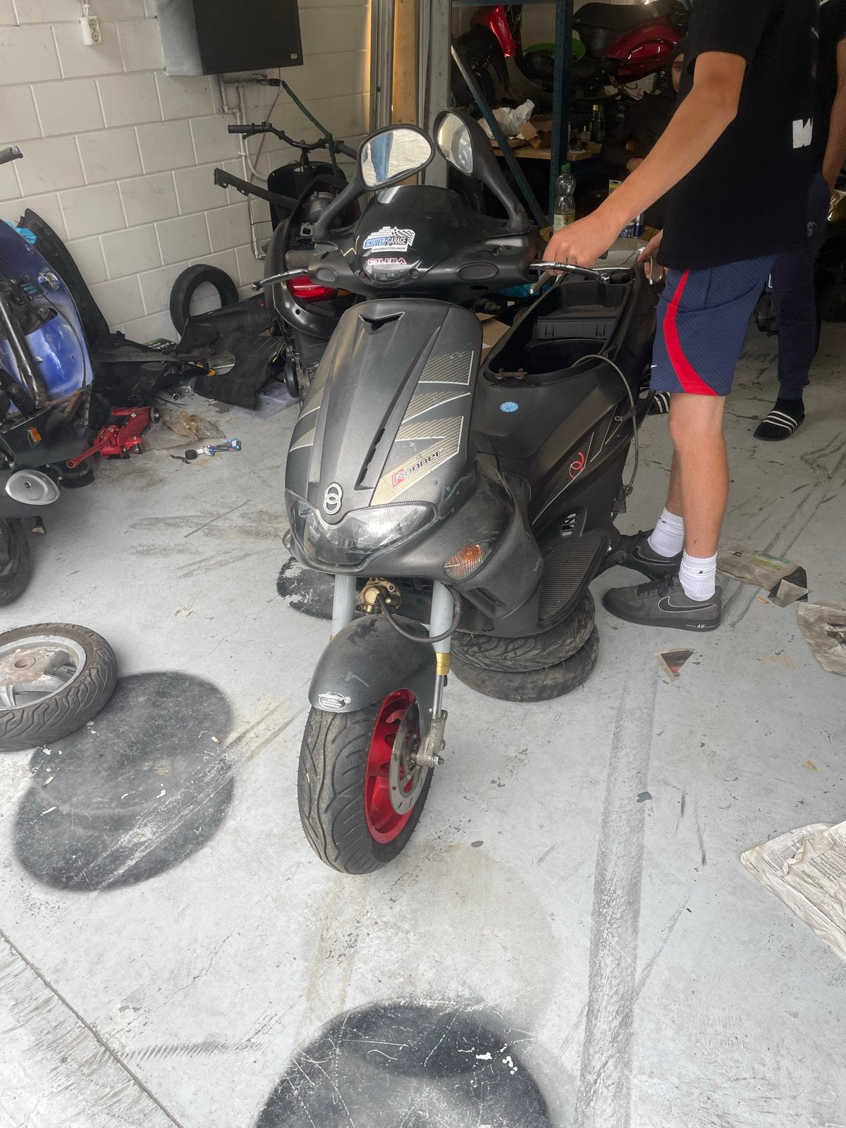 Gilera Runner SP Pro Kappen Set 50cc - Gebruikt, Fietsen en Brommers, Brommeronderdelen | Scooters, Gebruikt, Overige merken, Kap