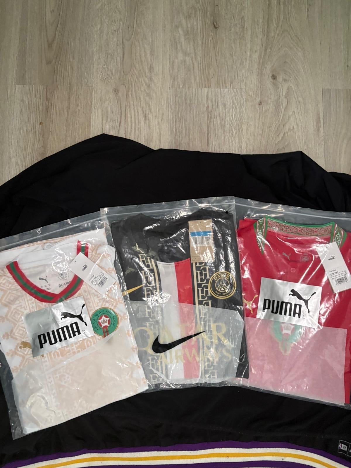 Acharaf Hakimi trifecta* Marokko (Puma) en PSG (Nike), Kleding | Heren, Wit, Nieuw, Overige maten, Ophalen of Verzenden