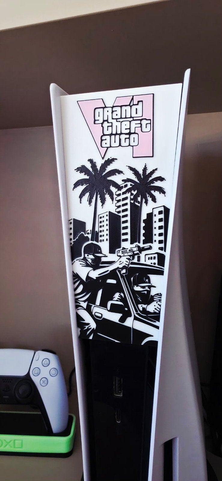 GTA PS5 Cover | Custom PlayStation 5 Faceplate, Ophalen of Verzenden, Zo goed als nieuw, Controller, PlayStation 5