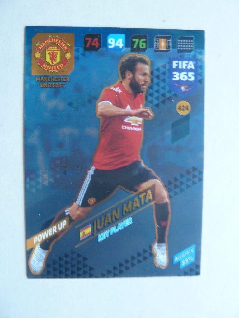 Panini Fifa 365 card.   Juan.Mata.  Key Player, Ophalen of Verzenden, Zo goed als nieuw, Buitenlandse clubs, Poster, Plaatje of Sticker