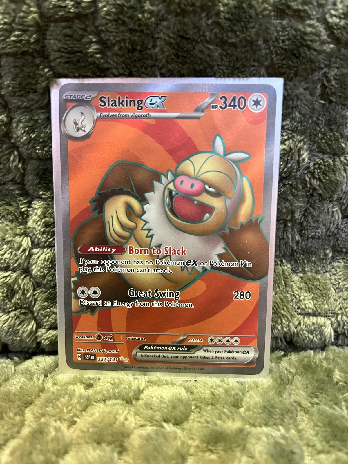 Slaking ex 227/191 gem mint prijs is incl verzend, Verzenden, Zo goed als nieuw, Losse kaart