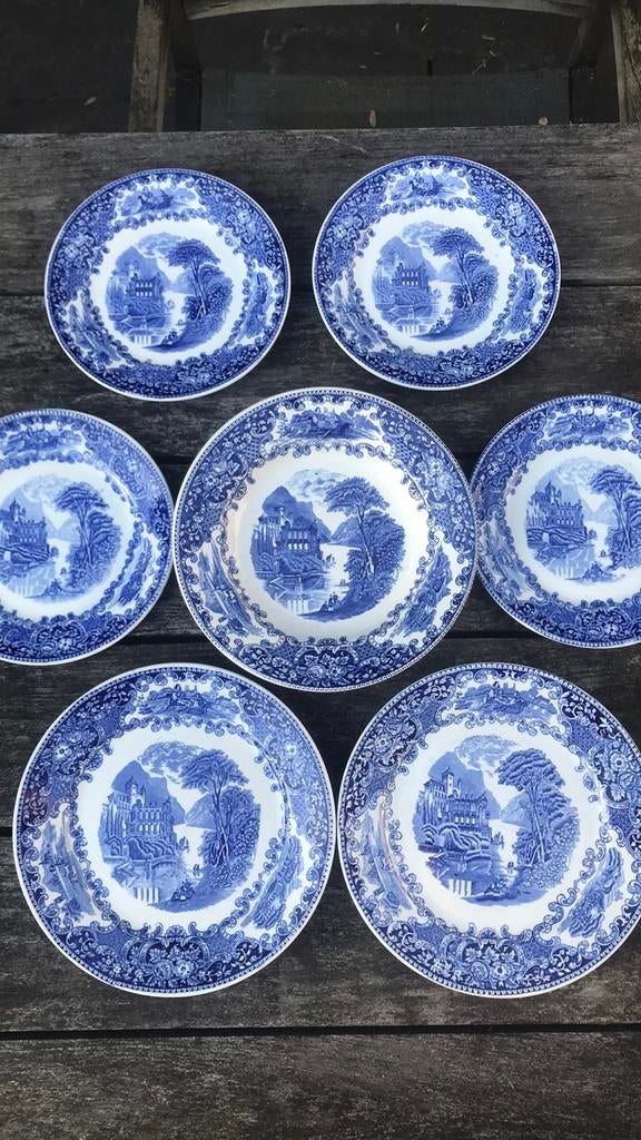 Regout Castillo borden, Antiek en Kunst, Antiek | Servies los, Ophalen of Verzenden