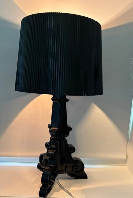 Kartell Bourgie tafellamp, Huis en Inrichting, Ophalen, Kunststof, Zo goed als nieuw, Zwart