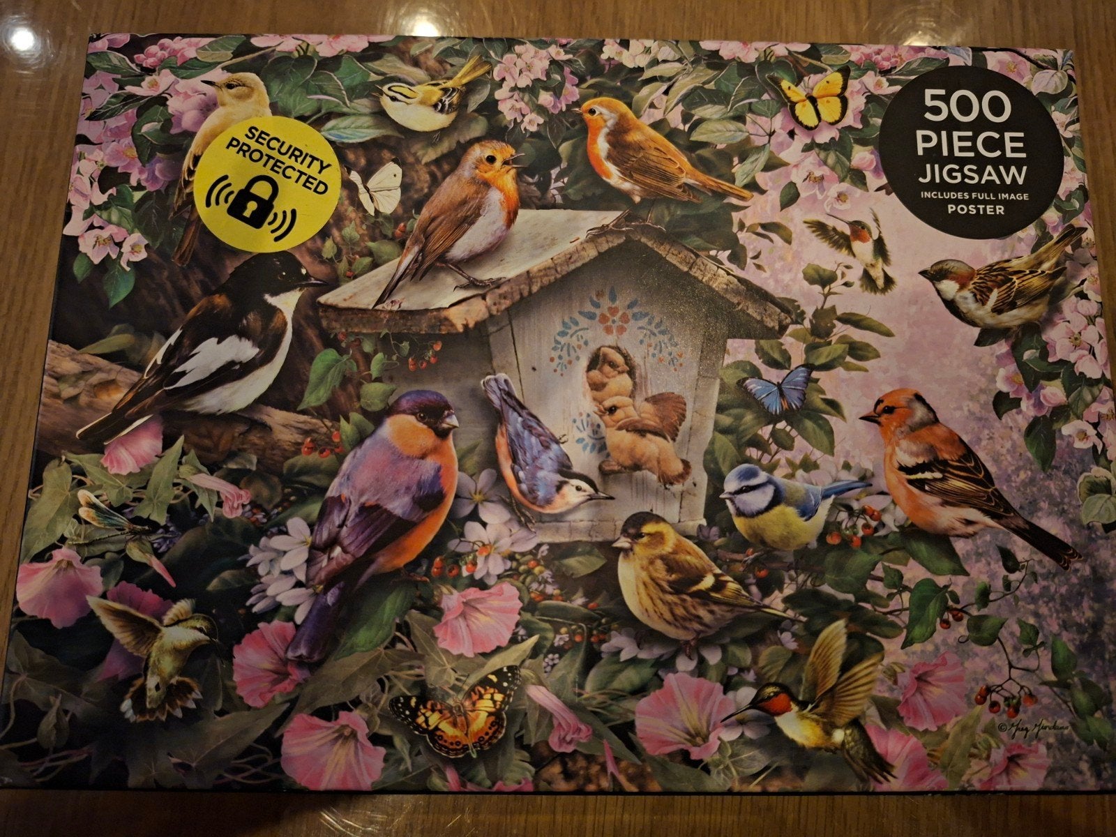Jigsaw Puzzle vogels, Ophalen
