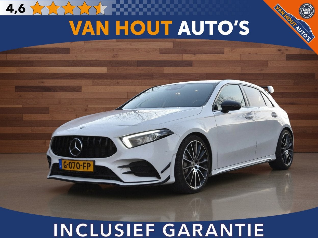Mercedes-Benz A-Klasse A35 AMG 4MATIC | PANORAMADAK, Auto's, Mercedes-Benz, Automaat, Gebruikt, 4 cilinders, Wit