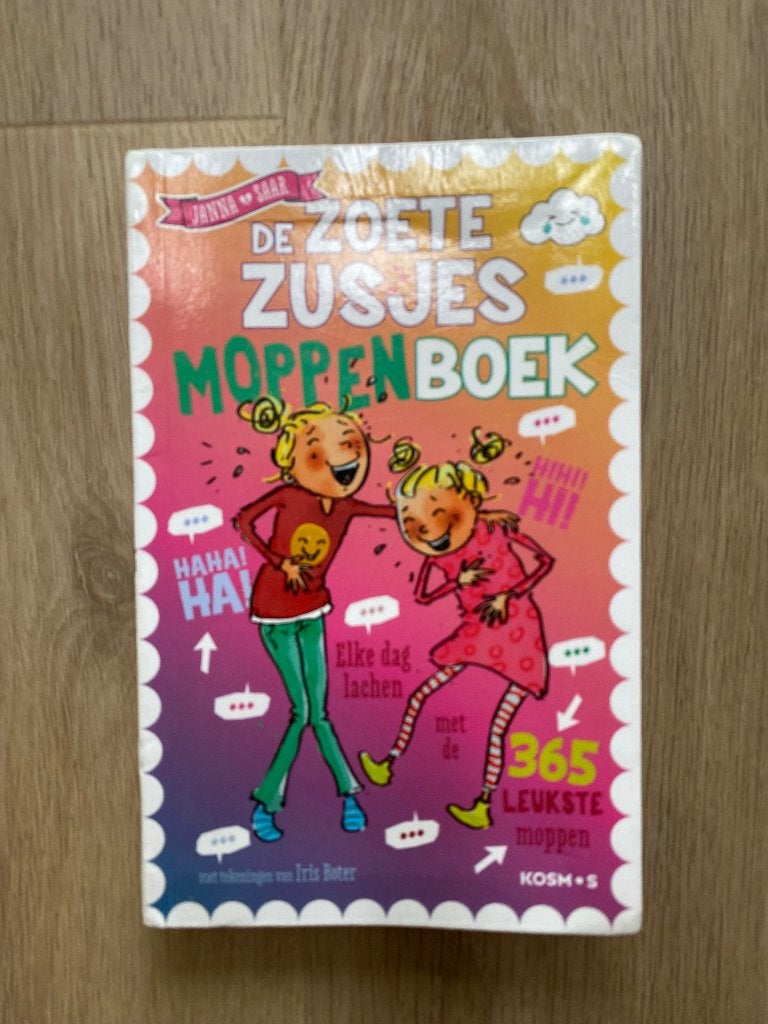 De zoete zusjes moppen boek, Boeken, Ophalen of Verzenden, Gelezen, Moppen