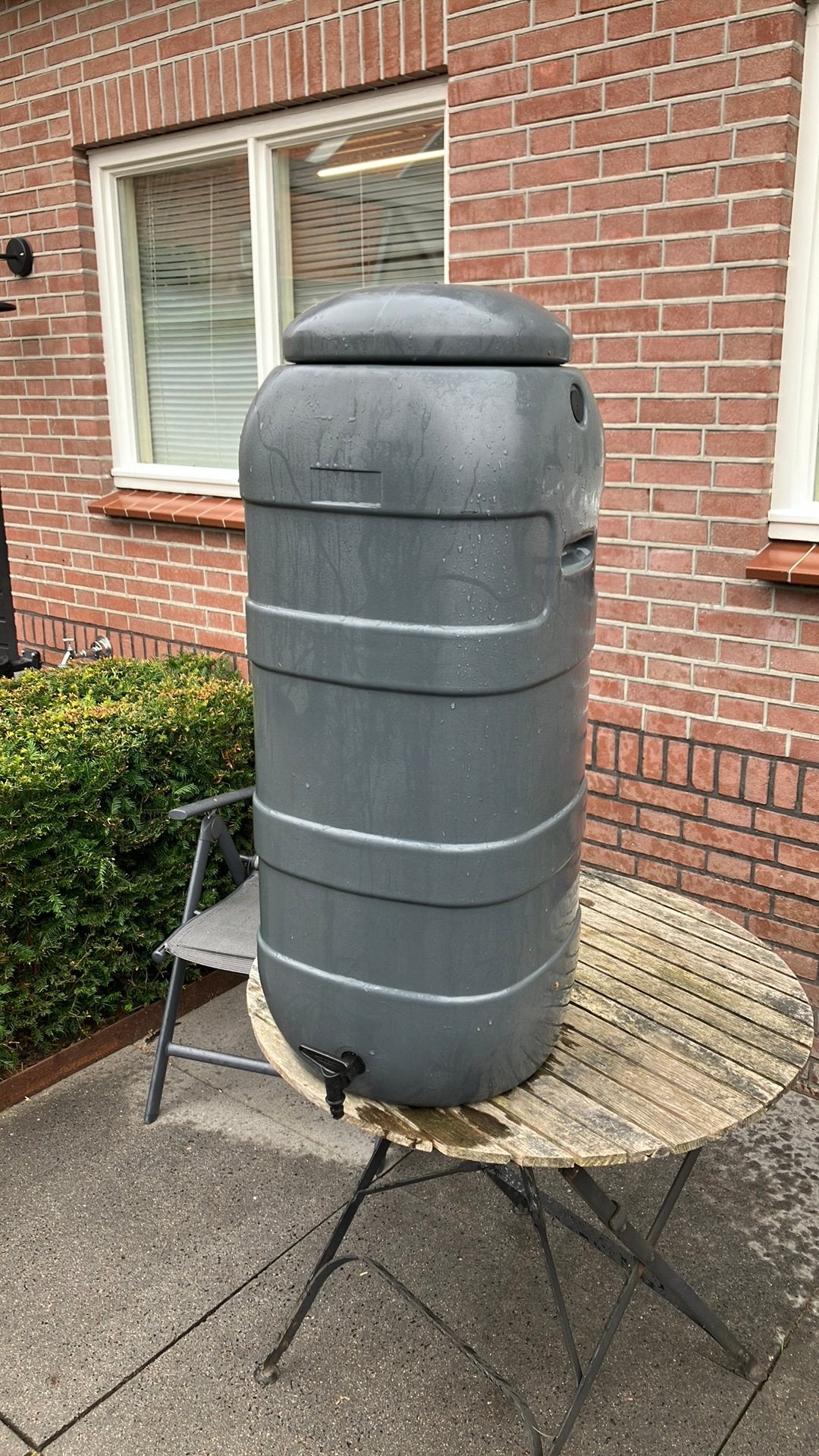 Regenton grijs 100 liter harcostar, 75 tot 150 liter, Ophalen, Zo goed als nieuw