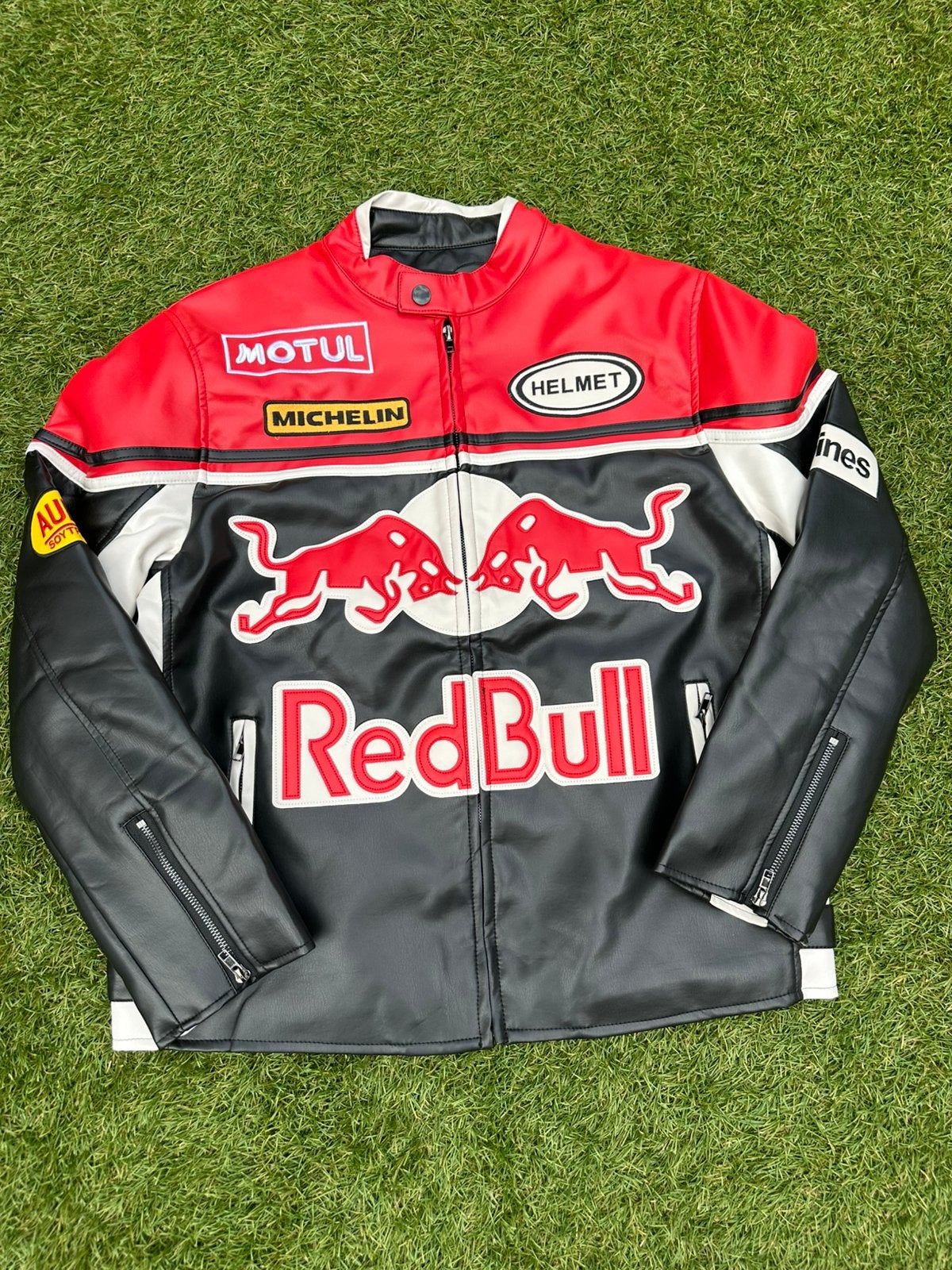 Red Bull PU Lederen Racing Jas Maat M Nieuw, Ophalen of Verzenden, Nieuw, Maat 48/50 (M), Zwart