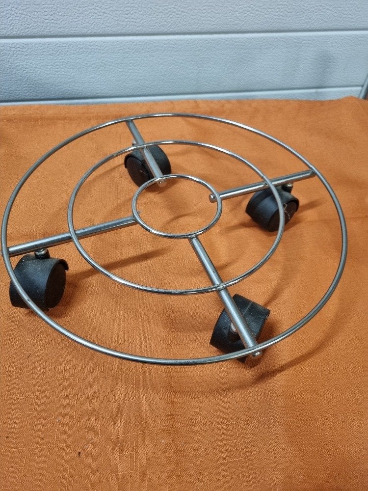 plantentrolley metaal rond, Huis en Inrichting, Woonaccessoires | Overige, Ophalen of Verzenden, 'T Olde Gre-j, Info@toldegrej.nl