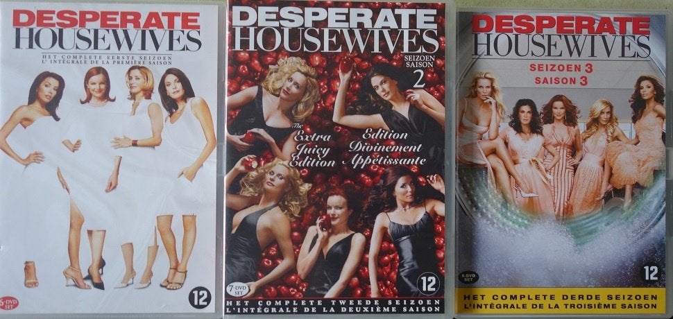 Desperate Housewives seizoenen 1, 2 en 3, Gebruikt, Seizoen 1, Drama, Ophalen of Verzenden