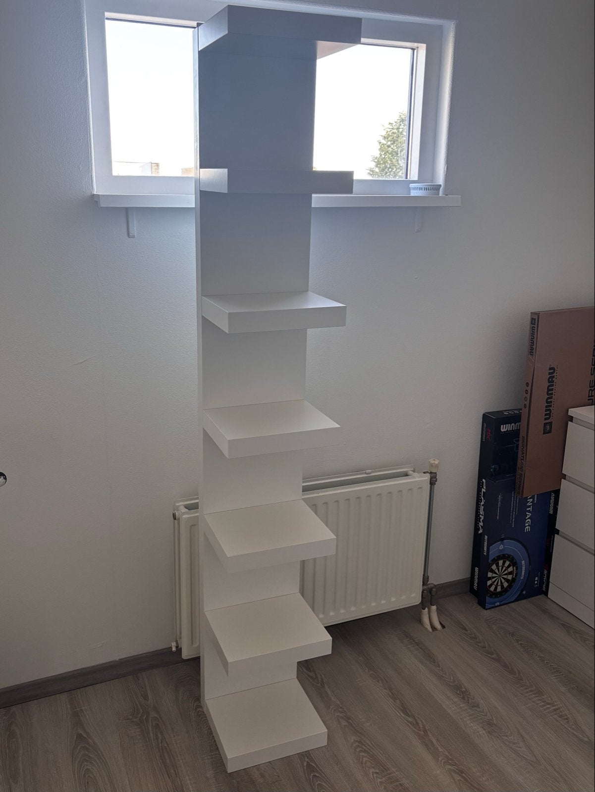 Ikea Lack wandrek wit 30x190 cm, Huis en Inrichting, Ophalen, Zo goed als nieuw