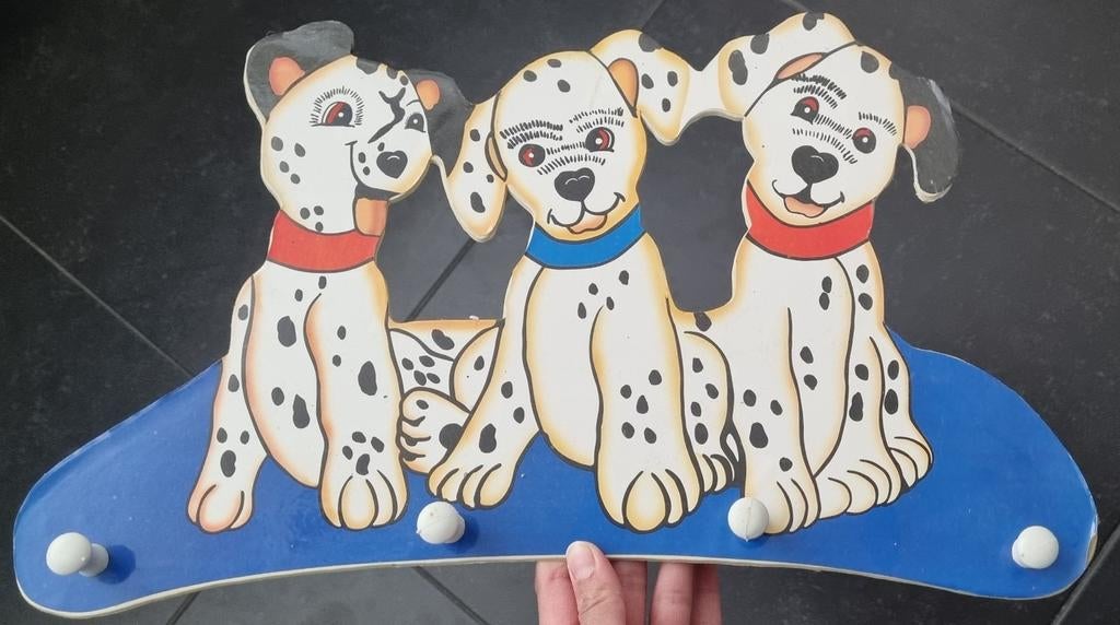 Kinder Kapstok 101 Dalmatiërs, Ophalen of Verzenden, Hout, Kinderkapstok, Minder dan 100 cm