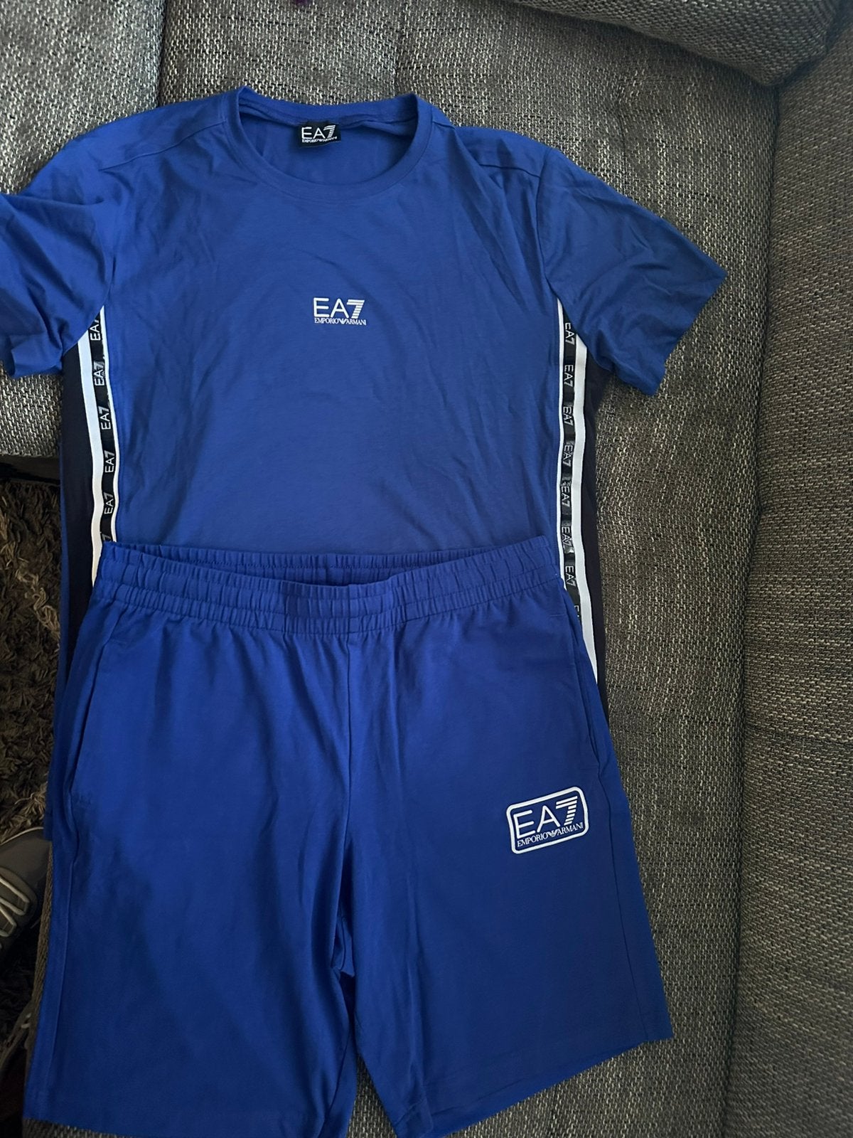 Originele Armani EA7 setje, Blauw, Maat 56/58 (XL), Ophalen of Verzenden, Zo goed als nieuw