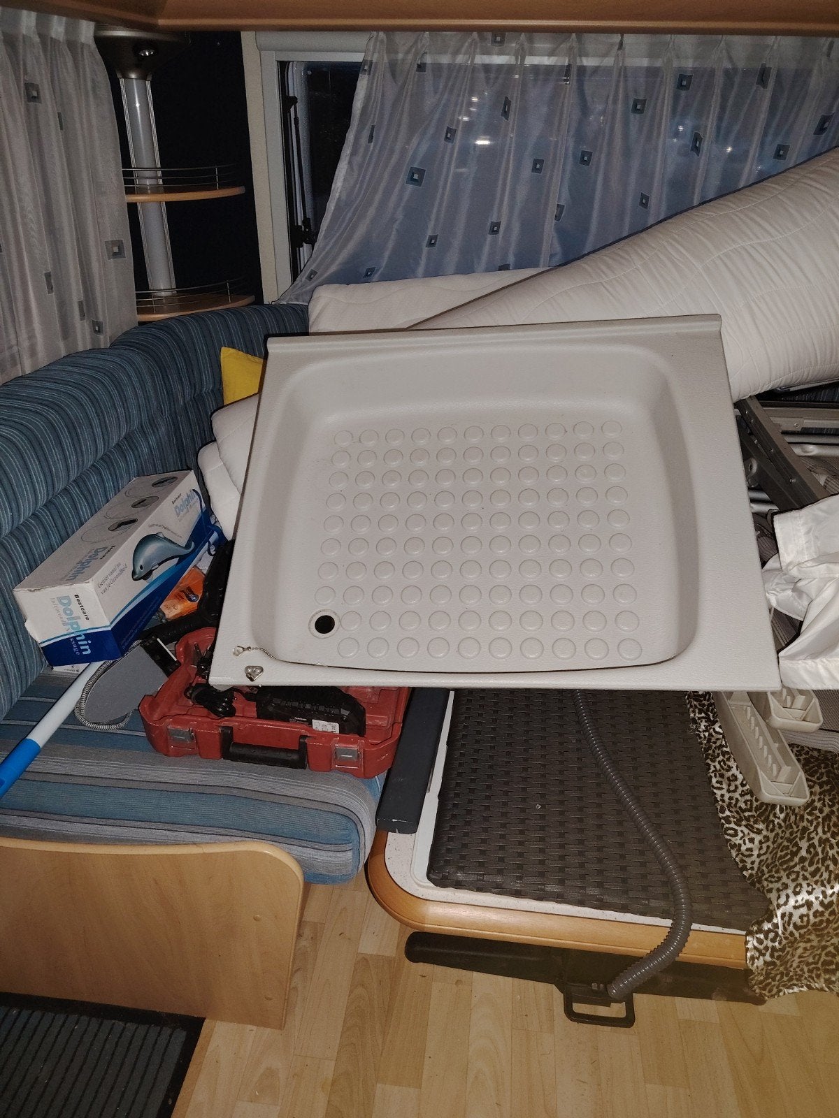 Badkamer/Toilet voor Hobby Deluxe Easy 400 Caravan, Caravans en Kamperen, Ophalen, Gebruikt