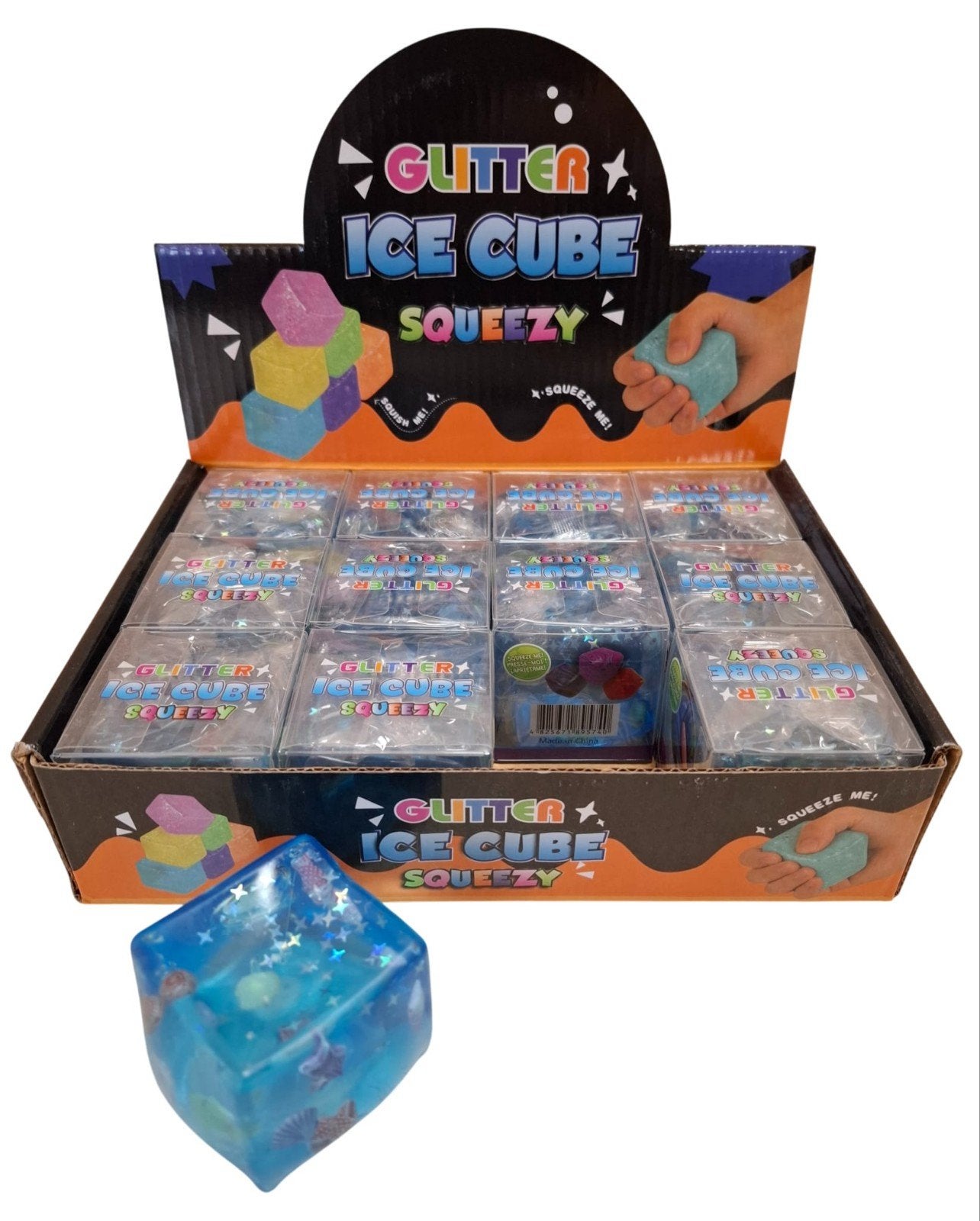 Ice Cube Squishy 12 Stuks Groothandel €3,- incl btw, ., Jongen of Meisje, Nieuw, Ophalen of Verzenden
