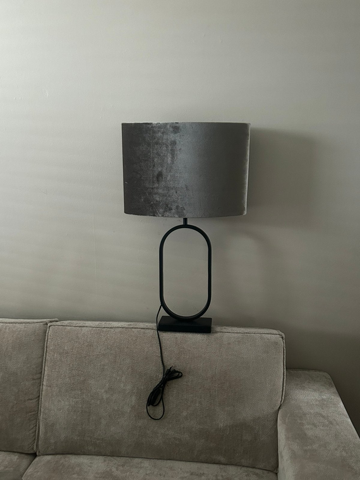 Light en living lampen met velvet kappen, Huis en Inrichting, Lampen | Tafellampen, Ophalen, Nieuw