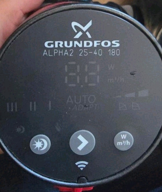 Grundfos ALPHA2 25-40 180 circulatiepomp, Ophalen of Verzenden, Gebruikt