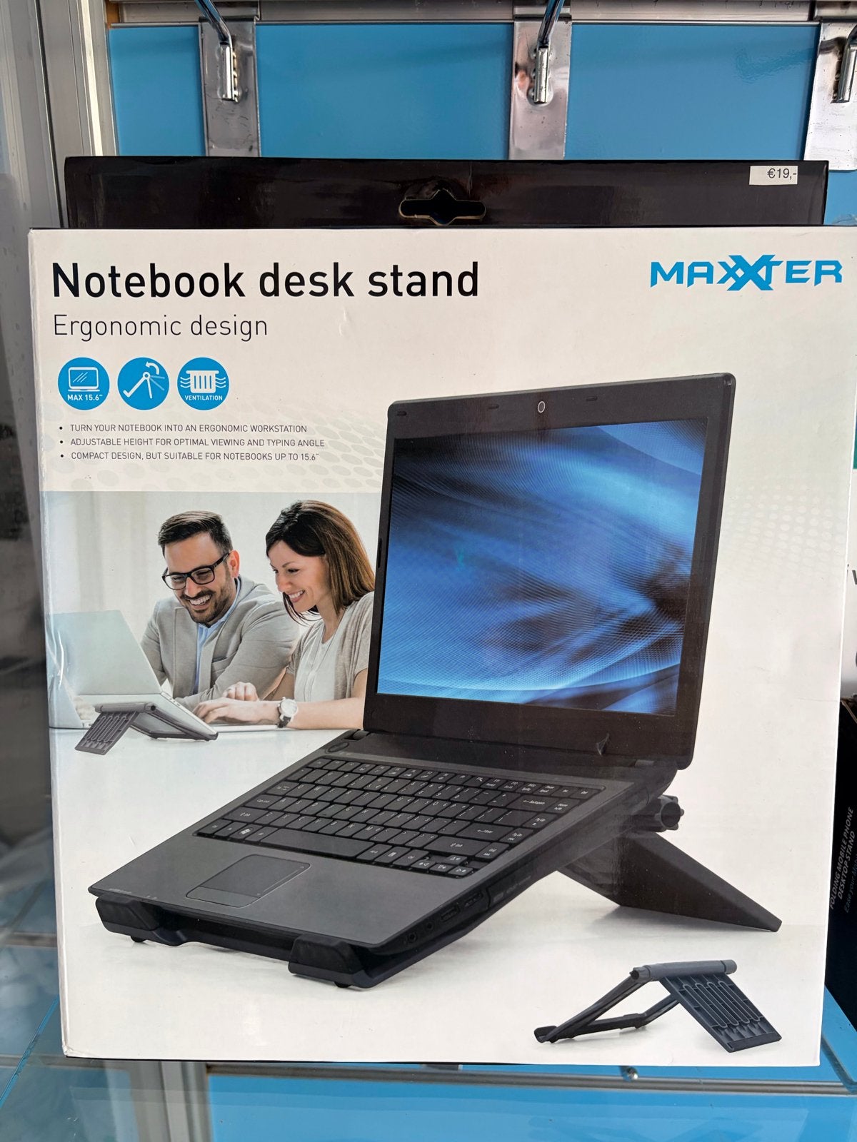 Maxxer Ergonomische Laptopstandaard - Verstelbaar, Ophalen, Nieuw, In hoogte verstelbaar