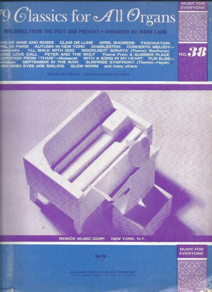 79 Classics for All Organs no. 38, Gebruikt, Ophalen of Verzenden, Artiest of Componist, Gitaar