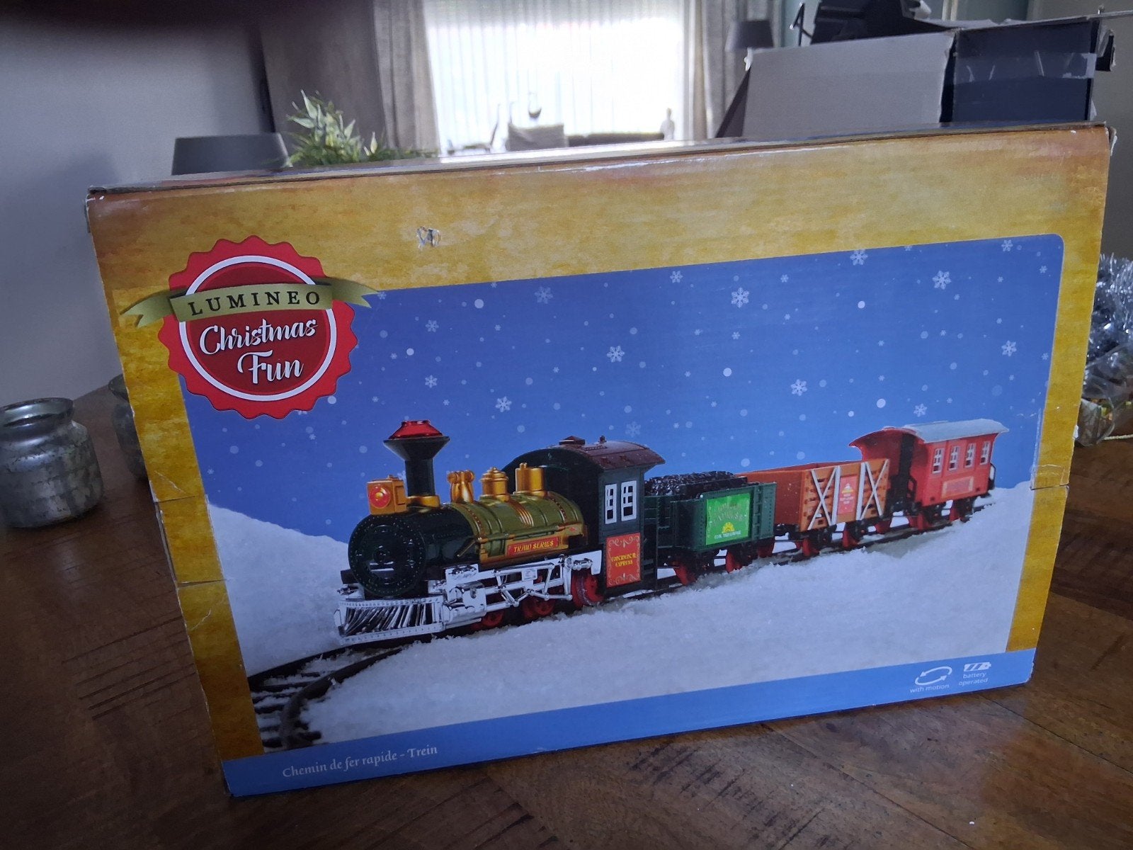 LUMINEA Christmas Fun Trein op batterijen, Ophalen of Verzenden, Nieuw, Jongen of Meisje