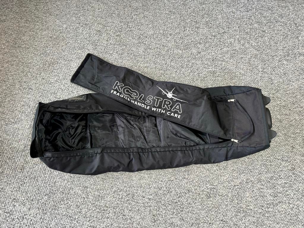 Koolstra reistas | zwart | met wieltjes, Ophalen, Gebruikt, 20 tot 30 cm, Zwart