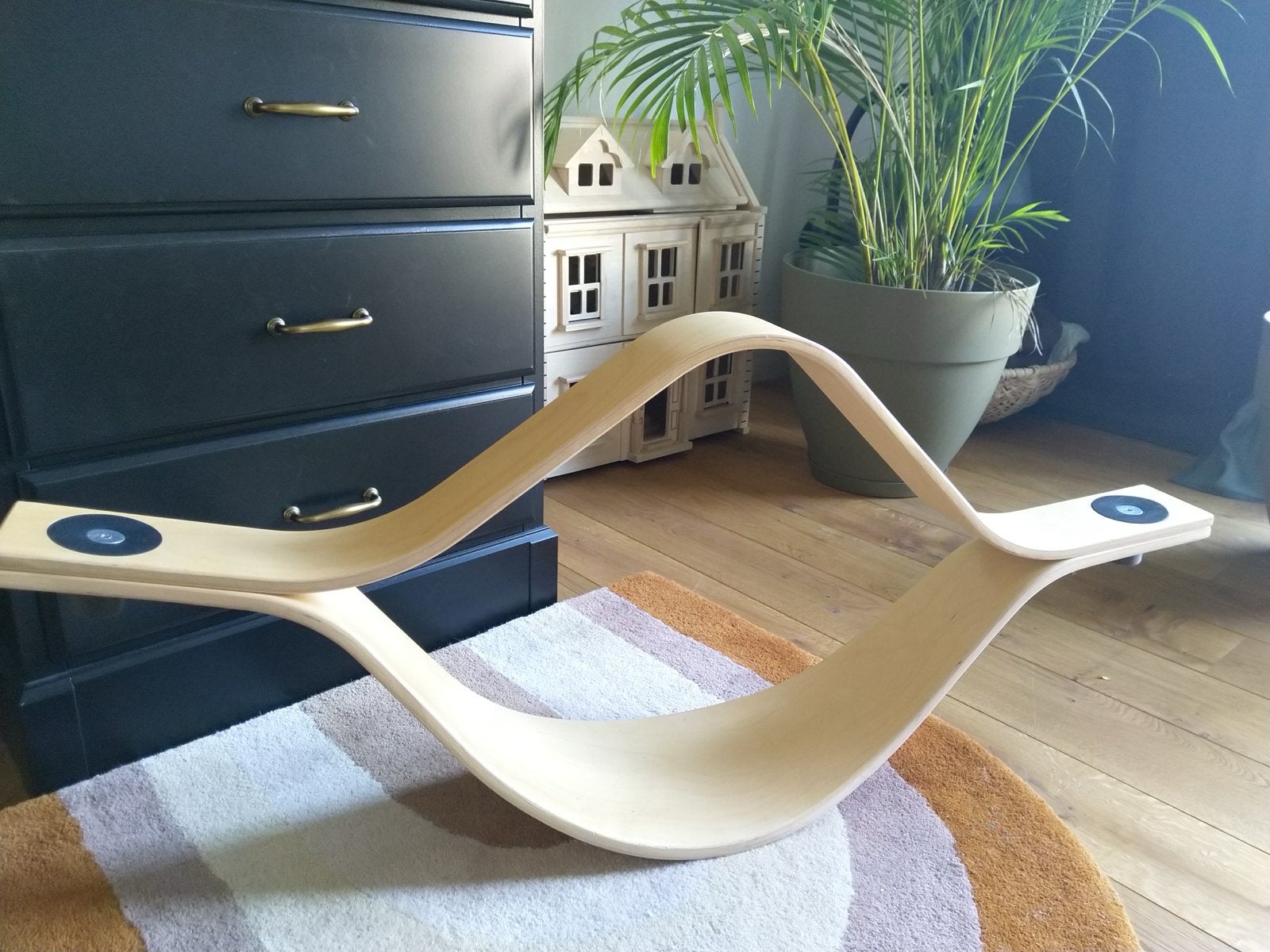 Ikea Vippe Plywood Balansbord - Montessori Speelgoed, Ophalen of Verzenden, Zo goed als nieuw, Jongen of Meisje
