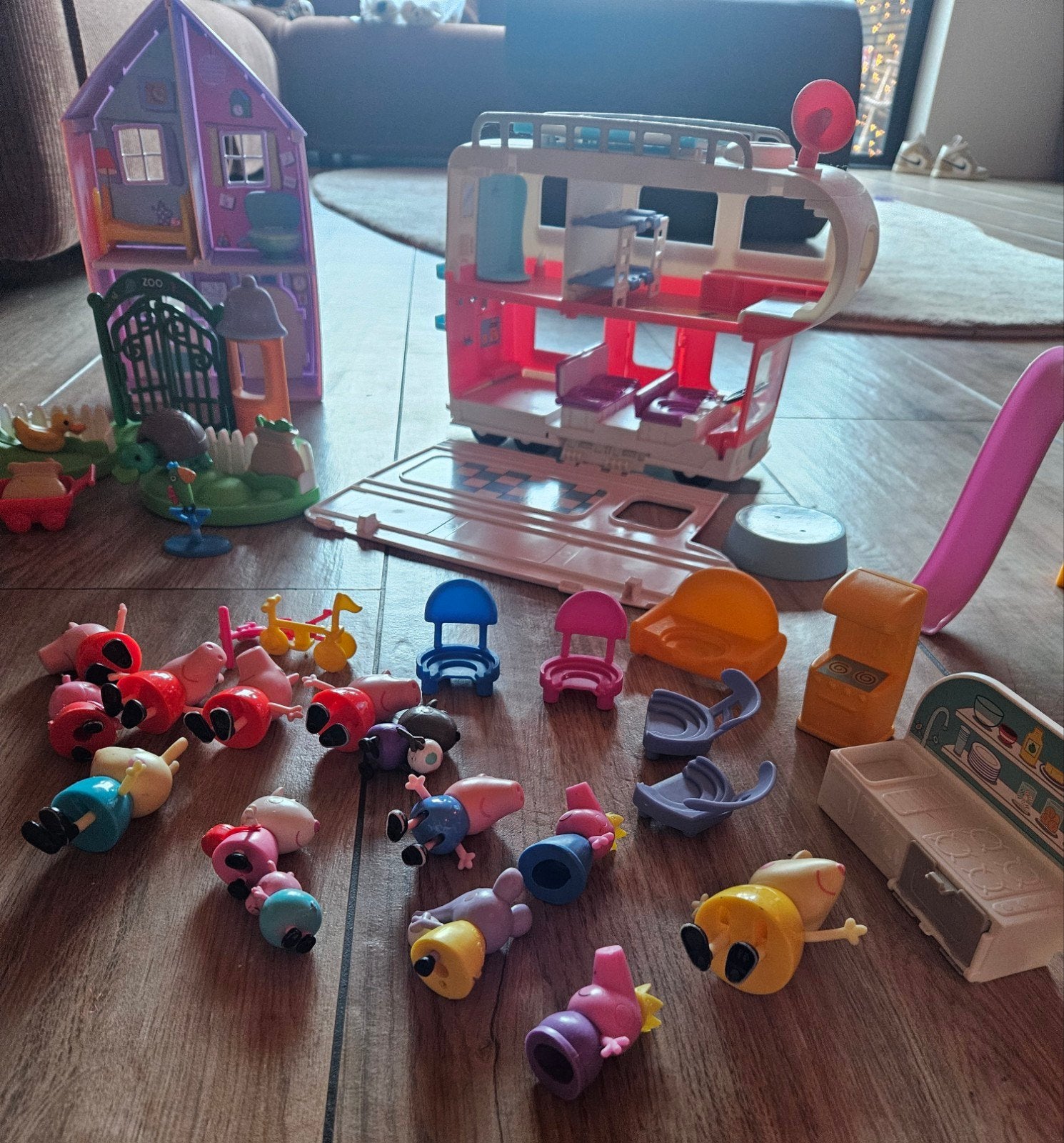 Heel veel Peppa Pig, Ophalen