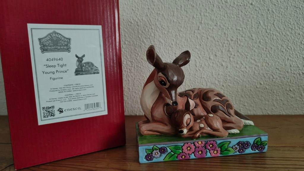 Disney traditions Bambi (2), Ophalen of Verzenden, Zo goed als nieuw, Beeldje of Figuurtje