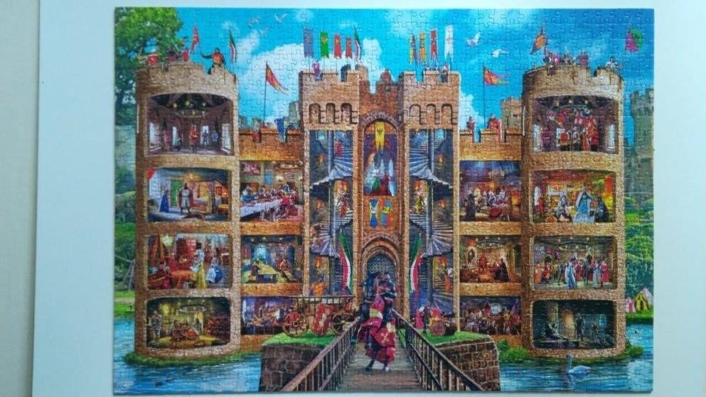 Gibsons - Castle Cutaway, Ophalen of Verzenden, 500 t/m 1500 stukjes, Zo goed als nieuw, Legpuzzel