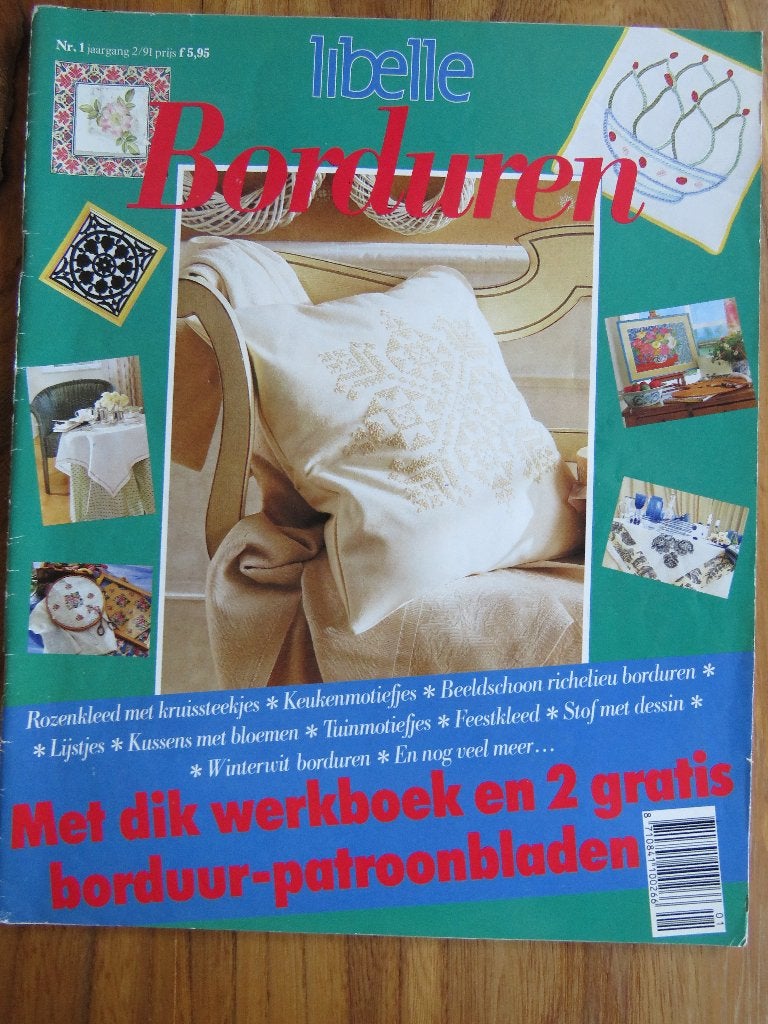Libelle kruissteekjes nummer 1 1991 borduren, Libelle, Ophalen of Verzenden, Zo goed als nieuw, Borduren en Naaien