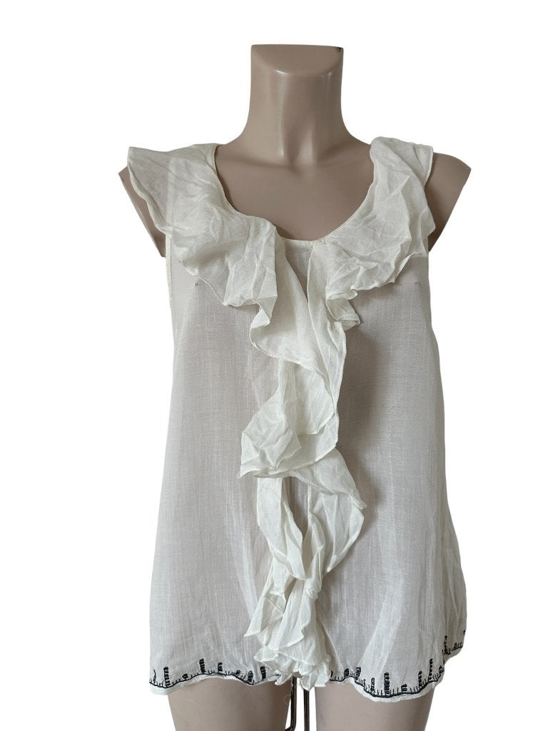Noa Noa top S, Kleding | Dames, Maat 38/40 (M), Verzenden, Wit, Zo goed als nieuw