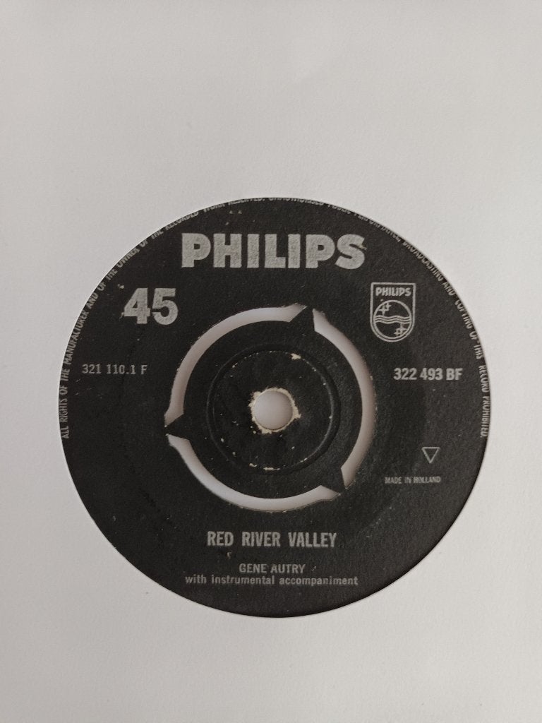 Gene Autry - Red River Valley, Originele persing, 7 inch, Ophalen of Verzenden, Zo goed als nieuw