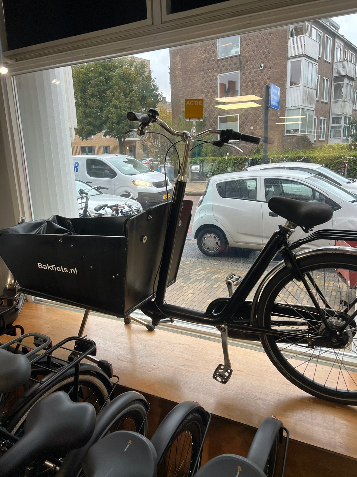 Bakfiets lange bak, Fietsen en Brommers, Ophalen of Verzenden, Zo goed als nieuw, Goederen