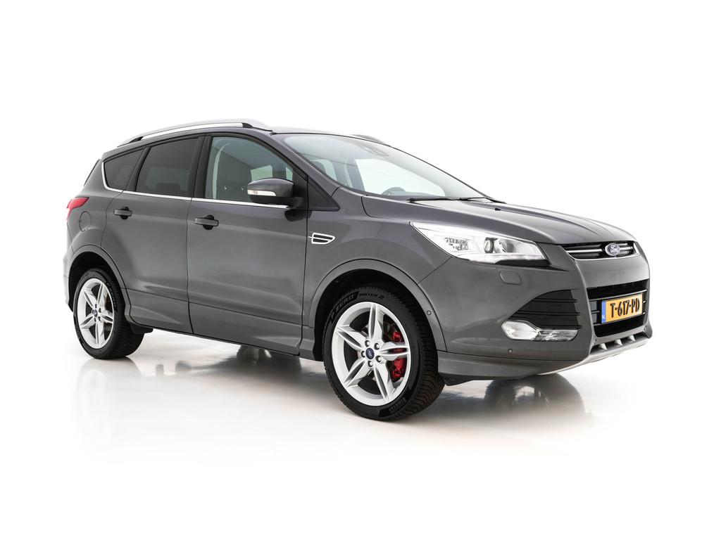 Ford Kuga 1.5 Titanium AWD Aut.*LEATHER-FABRIC | XENON | SON, Automaat, 4 cilinders, 1850 kg, 1586 kg